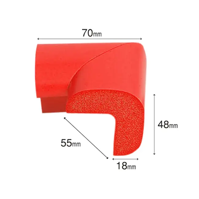 Protectie colturi, rosu