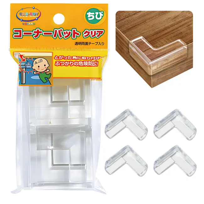 Protectie colturi, transparenta, 4 buc