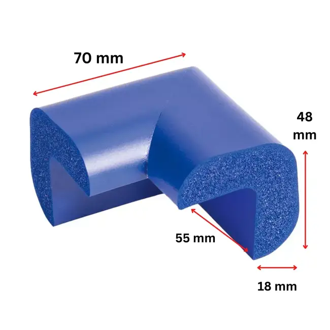 Protectie colturi mobila, albastru