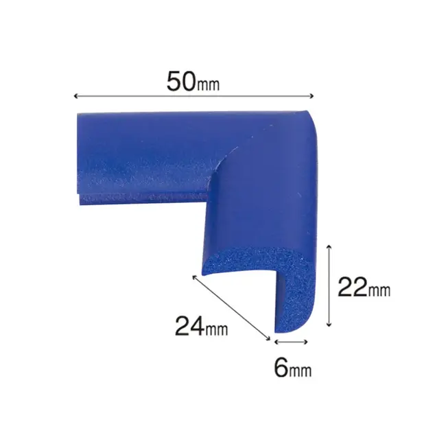 Protectie colturi mobila, albastru