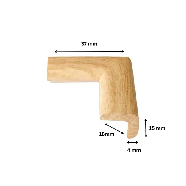 Protectie colturi mobila, din spuma, culoarea lemnului