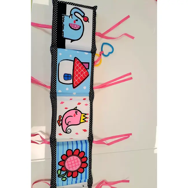 Protectie patut bebe, 110x16,5cm