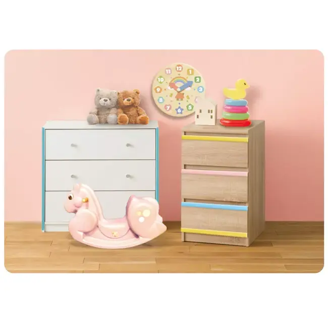 Banda de protectie mobilier, din spuma, 90cm, roz pastel