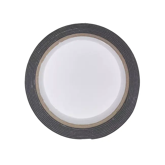 Banda dublu adeziva, din adeziv acrilic, pentru uz exterior, 2m, neagra