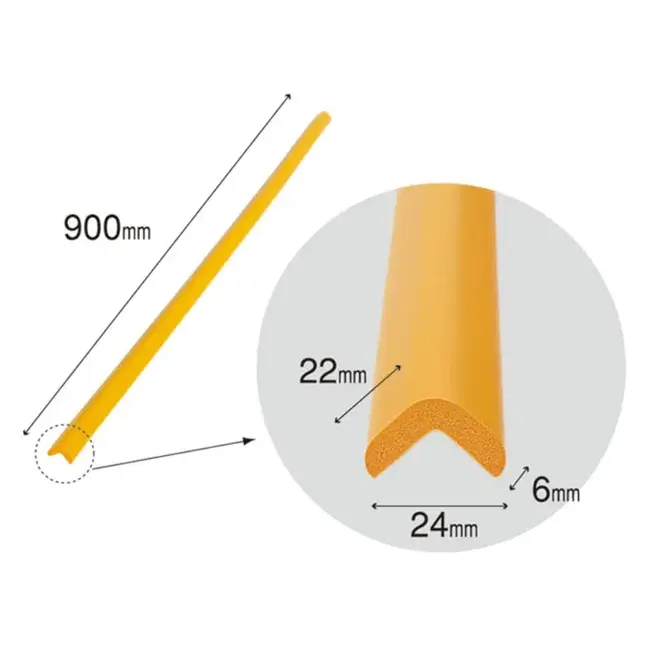 Banda protectie colturi, din spuma, 90cm, crem
