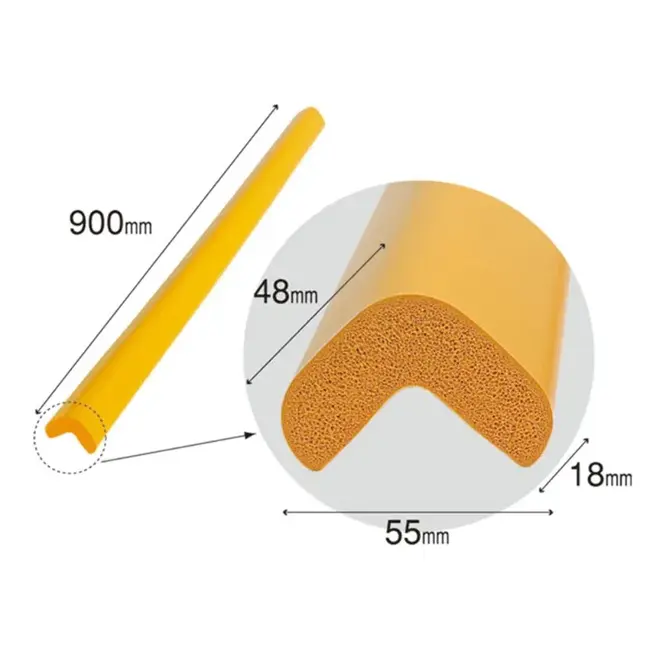Banda protectie colturi, din spuma, 90cm, crem