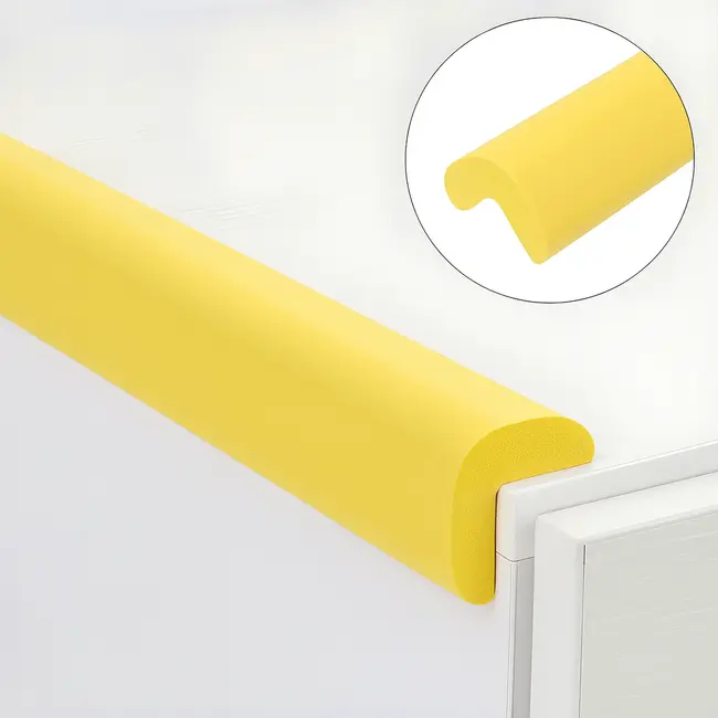 Banda protectie colturi, din spuma, 90cm, galben lamaie