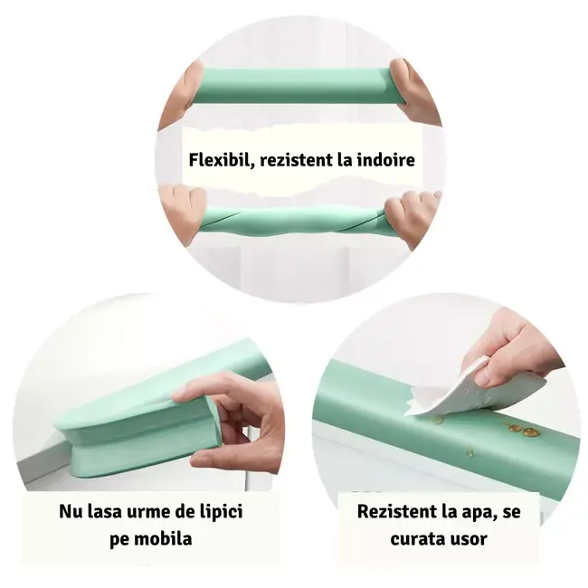 Banda protectie colturi, din spuma, 90cm, mov pastel