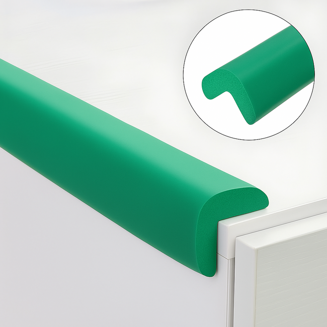 Banda protectie mobilier, din spuma, 90cm, verde