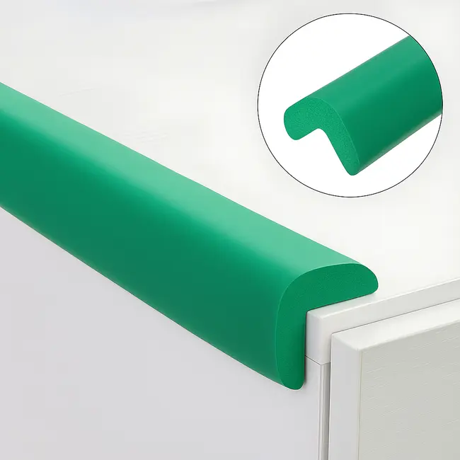 Banda protectie mobilier, din spuma, 90cm, verde