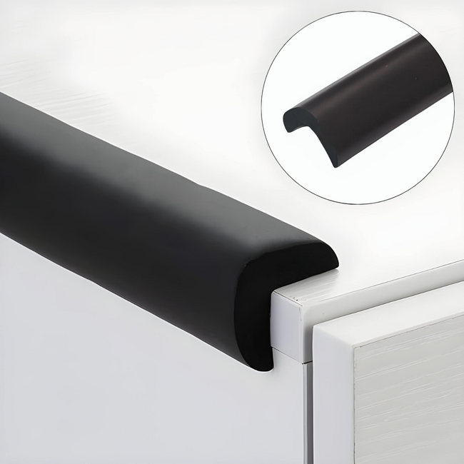 Banda protectie muchii, din spuma, 90cm, negru