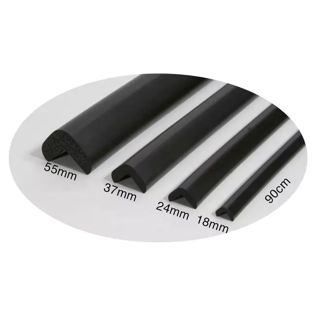 Banda protectie muchii, din spuma, 90cm, negru