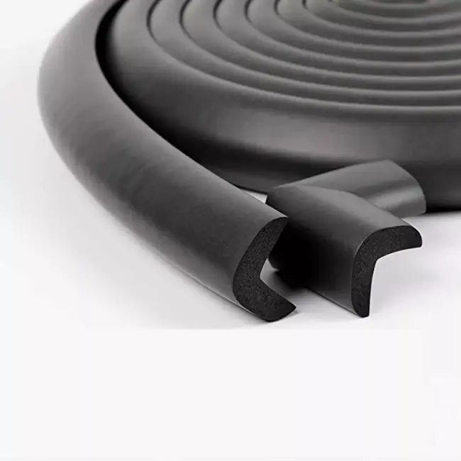 Banda protectie muchii, din spuma, 90cm, negru