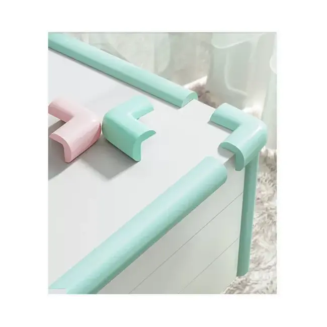 Banda protectie muchii, din spuma, 90cm, verde menta