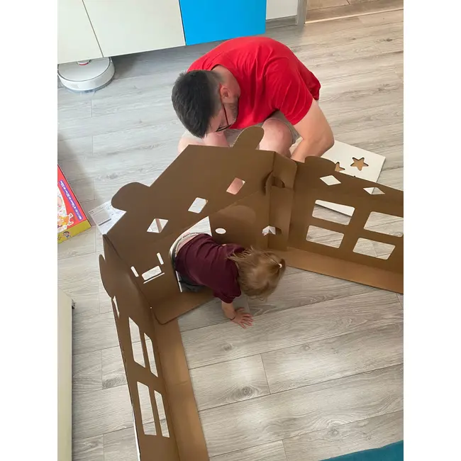 Casuta pentru copii de colorat ,   joc creativ cu accesorii