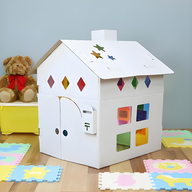 Casuta pentru copii de colorat ,   joc creativ cu accesorii