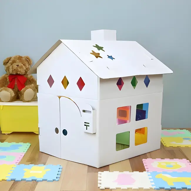 Casuta pentru copii de colorat ,   joc creativ cu accesorii