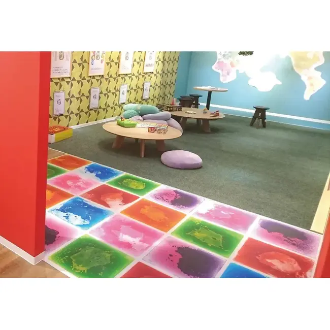 Covoras puzzle copii, 500x500mm, liquid floor