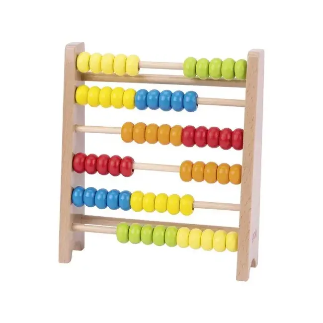 Numaratoare pentru copii, cu bile din lemn, goki