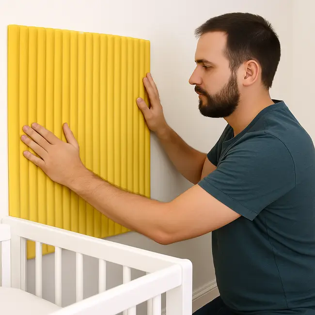 Panou decorativ perete spuma cauciuc 600x900x9 - siguranta copii