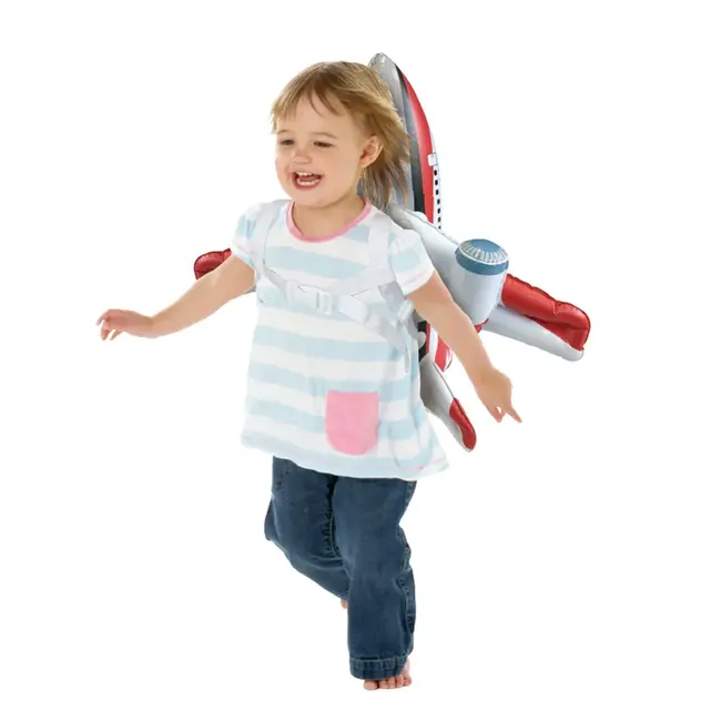 Perna bebelus tip rucsac, ham 3 in 1 ,   protectie cap si spate cu design avion