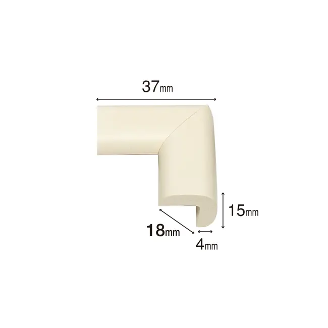 Protectie colturi pentru mobila, din spuma, set 4 buc