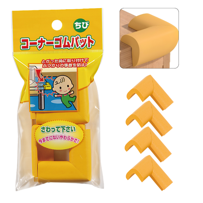 Protectie colturi pentru mobila, din spuma, set 4 buc