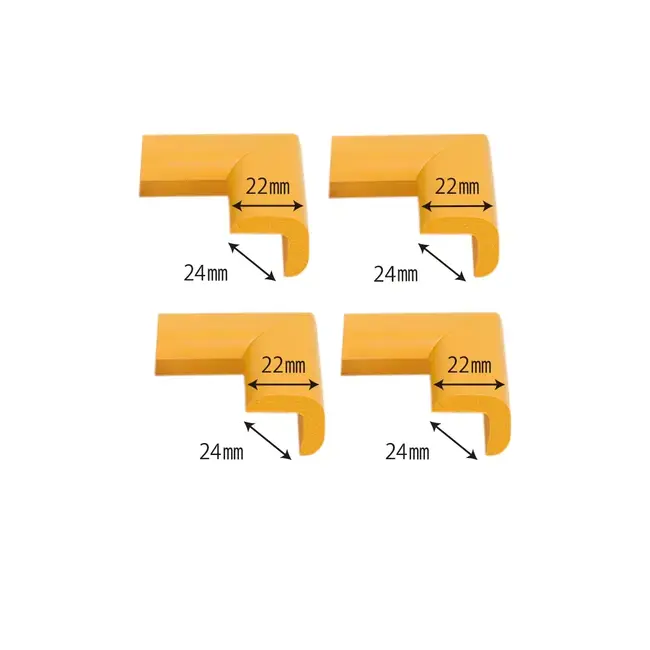 Protectii colturi mobila, 1.6 cm, set 4 buc