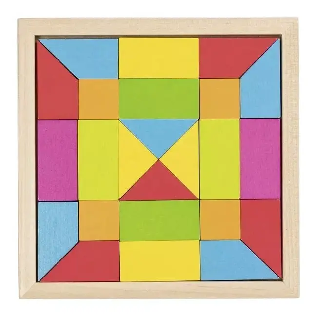 Puzzle lemn copii, 2 in 1, din lemn, goki