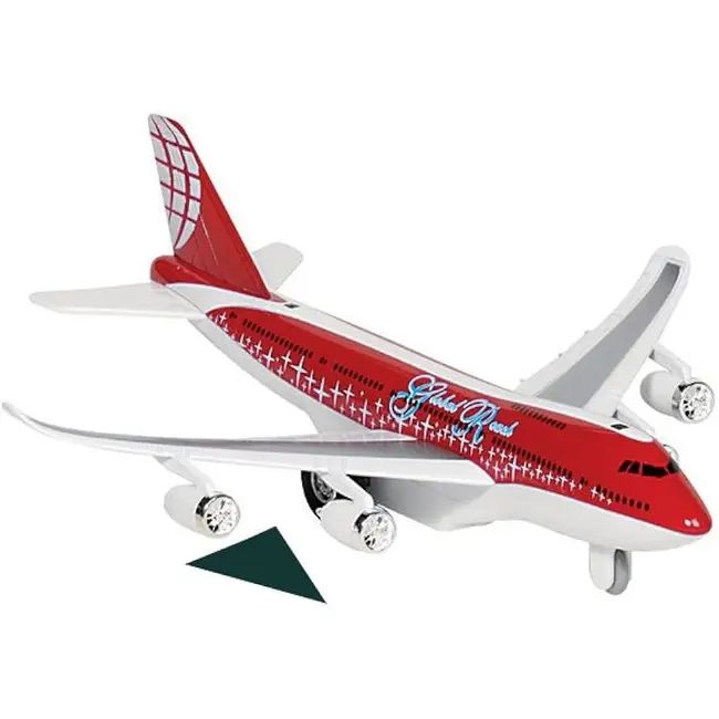 Avion de jucarie, cu lumini si sunete, 3 ani+, 1buc, goki