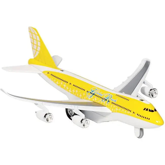 Avion de jucarie, cu lumini si sunete, 3 ani+, 1buc, goki