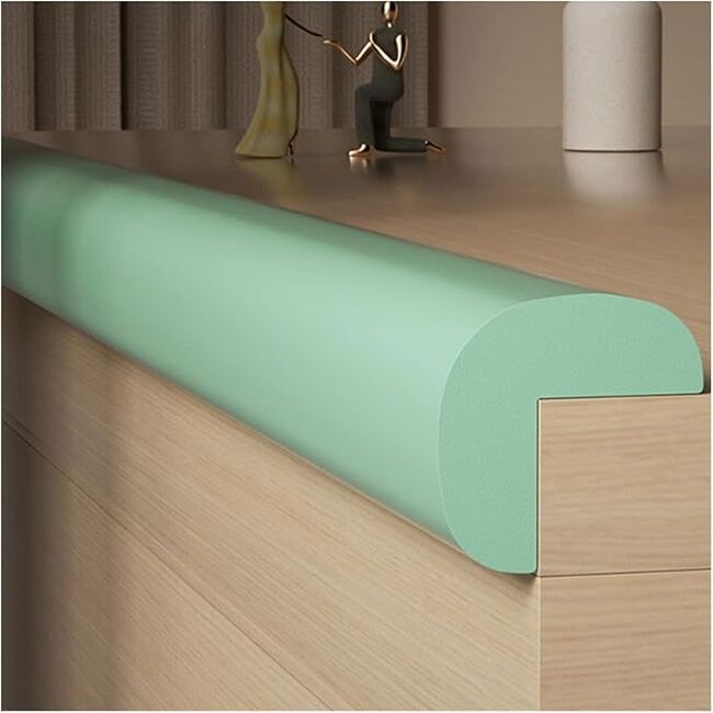 Banda protectie muchii si margini set 2 buc 40cm spuma verde pastel   carboysafety