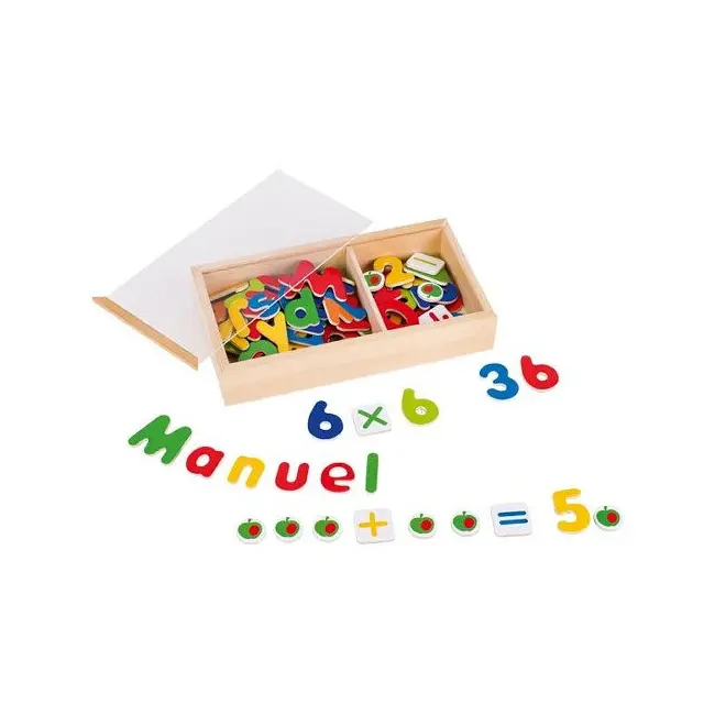 Cifre si litere magnetice, 90 piese, 3 ani+, goki - jucarii educative