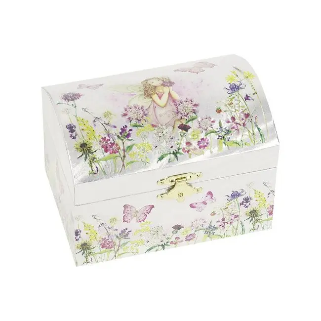 Cutie muzicala, cu zana, 15x10.7 cm, de lemn, goki