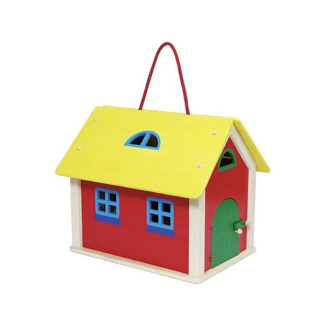 Ferma animalelor, cu 31 accesorii, de lemn, tip cabana, 3 ani+, goki