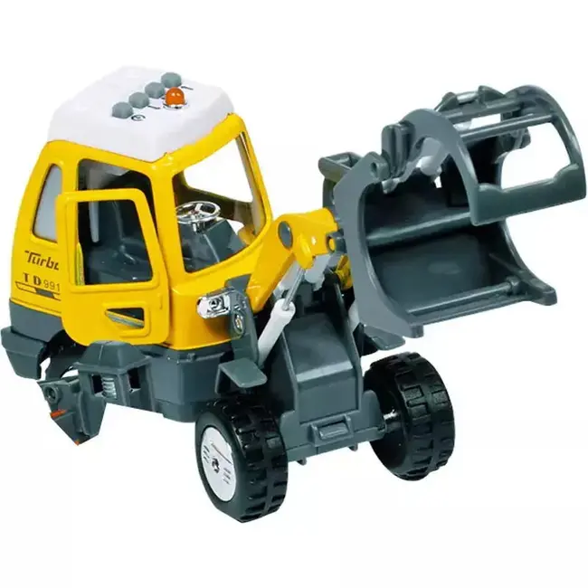 Masini de constructie, cu sunete si lumini, 16x9cm, 3 ani+, goki