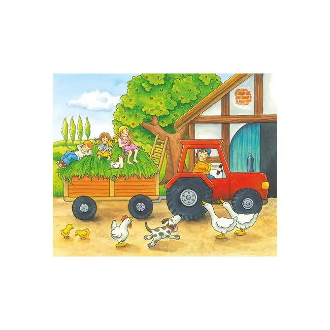 Puzzle cuburi anotimpuri la ferma copii 3 ani+ goki   carboysafety