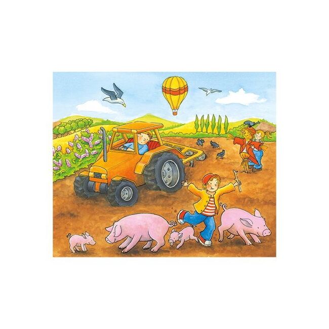 Puzzle cuburi anotimpuri la ferma copii 3 ani+ goki   carboysafety