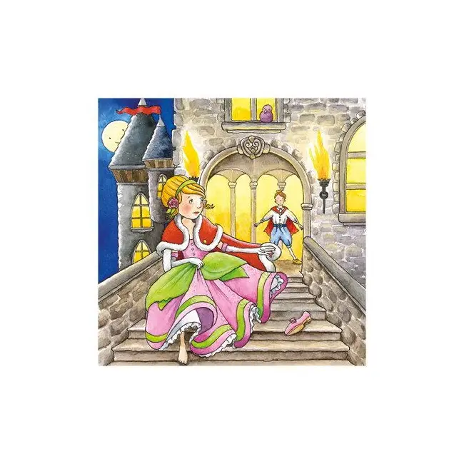 Puzzle povesti copii 3 ani+  de lemn goki   carboysafety