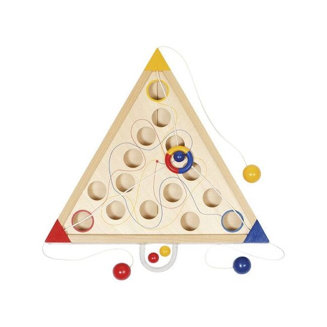 Tricours, joc de indemanare si coordonare din lemn, pentru copii si adulti 4 ani+, goki