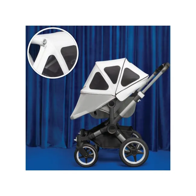 Capotina cu extensie plasa insecte Bugaboo Donkey Sunrise Red