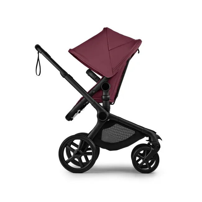 Carucior Bugaboo Fox 5 Renew Black Dark Cherry 2 in 1