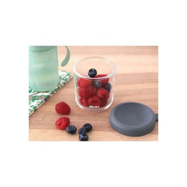 Recipient ermetic sticla Beaba 250 ml Mineral