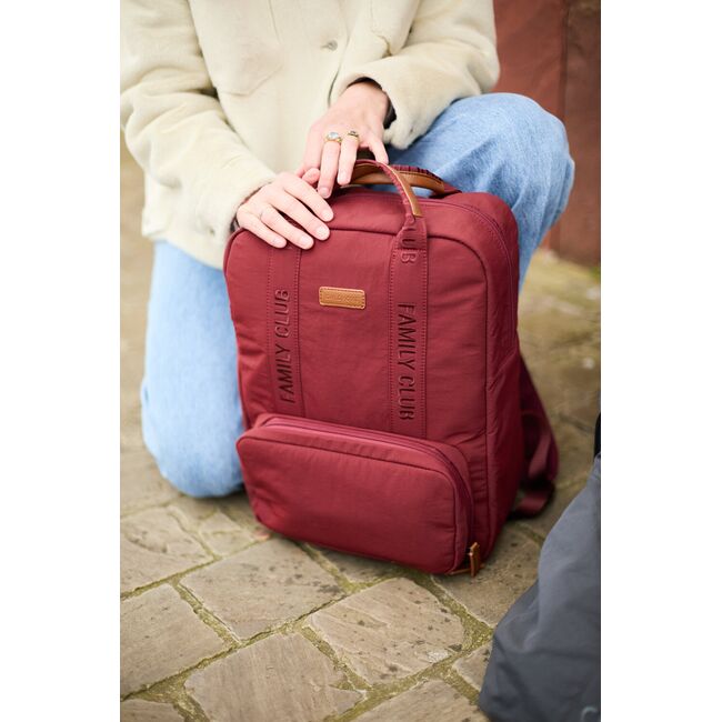 Rucsac Childhome Family Club Signature Urban Dark Burgundy