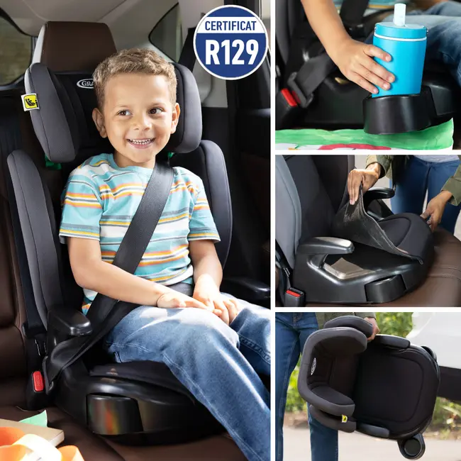 Scaun auto Graco Junior Maxi i-Size Iron