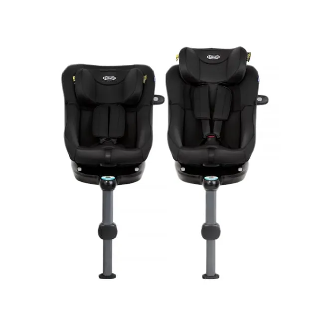 Scaun auto Graco rotativ 360 Turn2Me DLX i-Size Midnight