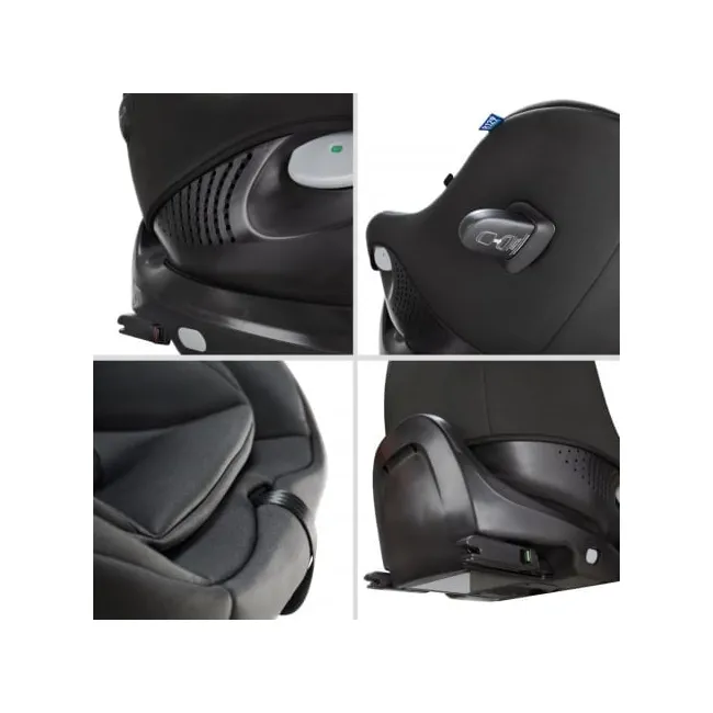 Scaun auto Graco rotativ 360 Turn2Me DLX i-Size Midnight