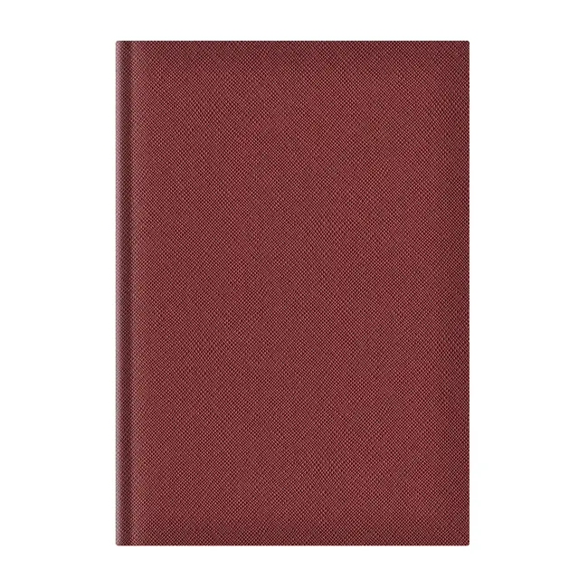 Agenda nedatata A5 Adria, hartie ivory, coperta maro roscat BPTCEJ261706