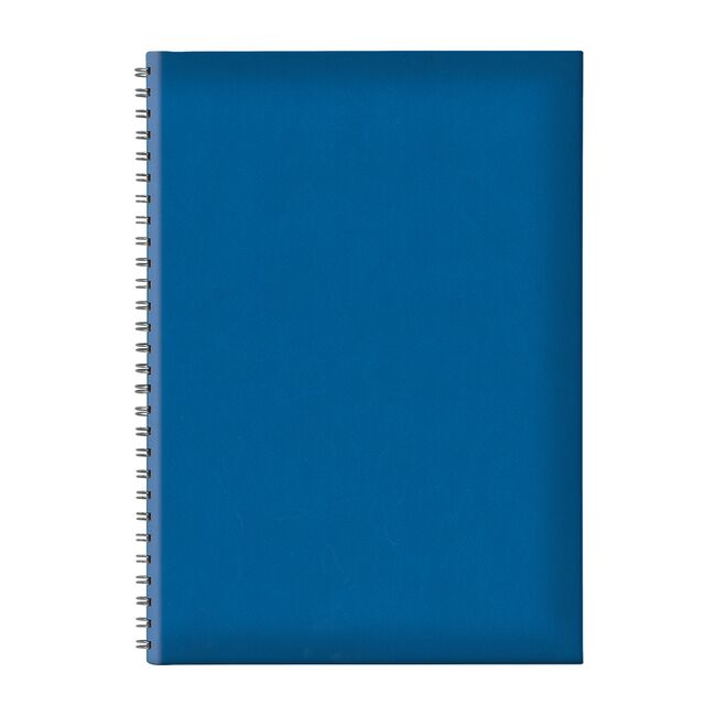 Agenda nedatata B5 TUCSON, hartie offset alb, spira ascunsa, coperta albastru BPTCEJ261801