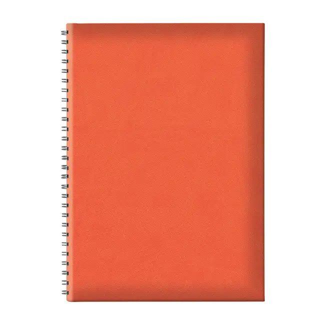 Agenda nedatata B5 TUCSON, hartie offset alb, spira ascunsa, coperta portocaliu BPTCEJ261805